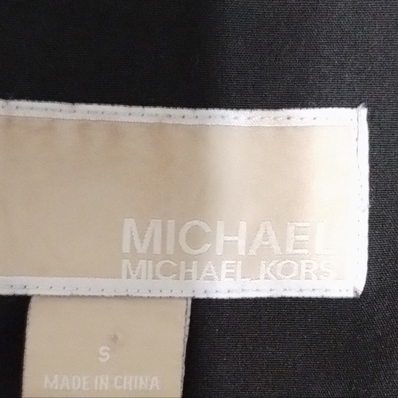 Michael Kors Black Jacket Sz (S) Shell Hooded - Picture 8 of 9